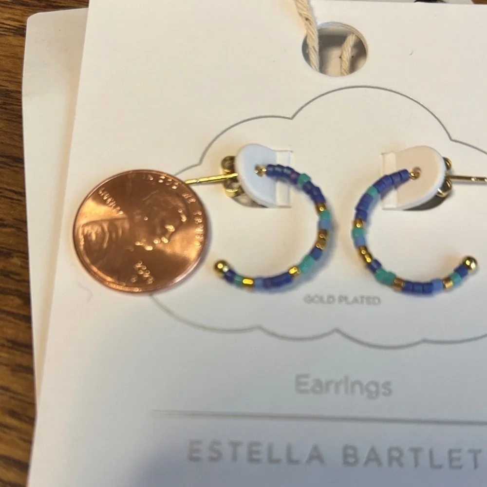 Estella Bartlett Gold Plated Multicolor Earrings